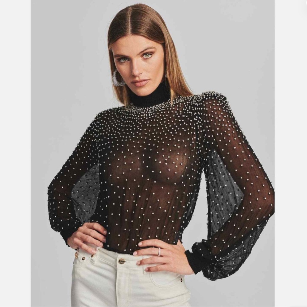 Retrofete Ava Chiffon Top (similar worn by Paris Hilton, same brand)